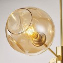 Nordic Style Glass Pendant Light Round Shape Chandelier Lamp Home Lighting Living Room Light