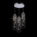 Glass Pendant Light Creative Nordic Cylinder Lamp Butterfly Light Bedroom Living Room Light