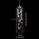 Glass Pendant Light Creative Nordic Cylinder Lamp Butterfly Light Bedroom Living Room Light