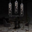 Glass Pendant Light Creative Nordic Cylinder Lamp Butterfly Light Bedroom Living Room Light