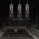 Glass Pendant Light Creative Nordic Cylinder Lamp Butterfly Light Bedroom Living Room Light