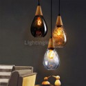 Teardrop Glass Pendant Light