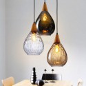 Teardrop Glass Pendant Light