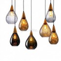 Teardrop Glass Pendant Light