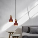 Vintage Wood Cement Multi Colors Pendant Light