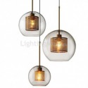 Nordic Pendant Light Glass Home Lighting Round Ball Shape Lamp Dining Room Living Room Bedside Lamp
