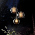 Nordic Pendant Light Glass Home Lighting Round Ball Shape Lamp Dining Room Living Room Bedside Lamp