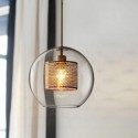 Nordic Pendant Light Glass Home Lighting Round Ball Shape Lamp Dining Room Living Room Bedside Lamp