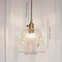 Modern Glass Pendant Light Crystal Home Lighting With Twist Switch Lamp Living Room Dining Room Hallway Lamp