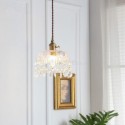 Modern Glass Pendant Light Crystal Home Lighting With Twist Switch Lamp Living Room Dining Room Hallway Lamp