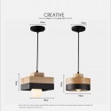 Modern/ Contemporary Wood Metal Wood Pendant Light