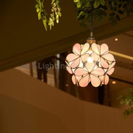 Nordic Creative Pendant Light Glass Home Lighting Petal Shape Lamp Dining Room Kids Room Hallway Lamp