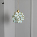 Nordic Creative Pendant Light Glass Home Lighting Petal Shape Lamp Dining Room Kids Room Hallway Lamp