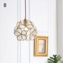 Nordic Creative Pendant Light Glass Home Lighting Petal Shape Lamp Dining Room Kids Room Hallway Lamp