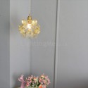 Nordic Creative Pendant Light Glass Home Lighting Petal Shape Lamp Dining Room Kids Room Hallway Lamp