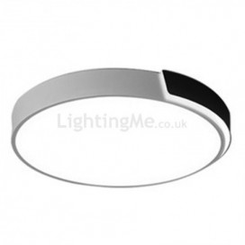 Modern Simple Flush Mount Circular Ceiling Light Living Room Dining Room Bedroom Lamp