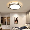 Modern Simple Flush Mount Geometric Ceiling Light Square Frame Lamp Living Room Bedroom Light