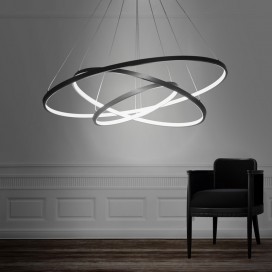 Modern Contemporary Ring Stainless Steel Pendant Light