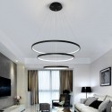 Modern Contemporary Ring Stainless Steel Pendant Light