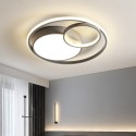 Modern Circular Flush Mount Ceiling Light Bedroom Living Room