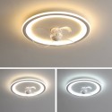 New Ultra-Thin Bedroom Fan Ceiling Light Full Spectrum Eye Protection