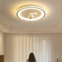 New Ultra-Thin Bedroom Fan Ceiling Light Full Spectrum Eye Protection