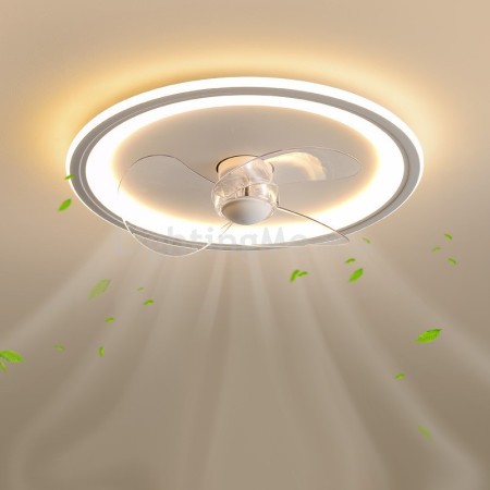 New Ultra-Thin Bedroom Fan Ceiling Light Full Spectrum Eye Protection