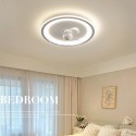New Ultra-Thin Bedroom Fan Ceiling Light Full Spectrum Eye Protection