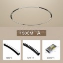 Circular Track Light Magnetic Recessed Track Lighting Fixture φ150cm