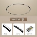 Circular Track Light Magnetic Recessed Track Lighting Fixture φ150cm