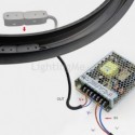 Circular Track Light Magnetic Recessed Track Lighting Fixture φ150cm