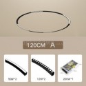 Track Light Magnetic Recessed Circular Track Lighting Fixture 120cm