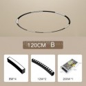 Track Light Magnetic Recessed Circular Track Lighting Fixture 120cm