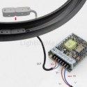 Track Light Magnetic Recessed Circular Track Lighting Fixture 120cm