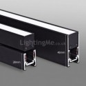 Recessed Track Lighting Rails Magnetic Aluminum Track Surface Profile Ultra-Thin Track Light Strip 100cm