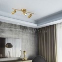 Nordic Brass Flush Mount Ceiling Light