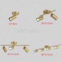 Nordic Brass Flush Mount Ceiling Light