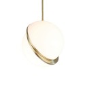 Modern/ Contemporary Copper Pendant Light with Glass Shade