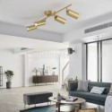 Nordic Brass Flush Mount Ceiling Light