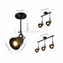 Rustic Iron Spotlight Countryside Vintage Ceiling Light