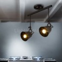 Rustic Iron Spotlight Countryside Vintage Ceiling Light