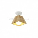 Nordic Wooden Spotlight Four Prism Rotatable Ceiling Spotlight