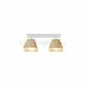 Nordic Wooden Spotlight Four Prism Rotatable Ceiling Spotlight