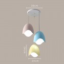 3 Light Modern/Contemporary Steel Pendant Light