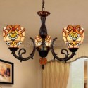 Unique Stained Glass Pendant Lamp Glass Chandelier