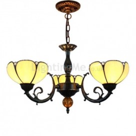 Modern Stained Glass Pendant Lamp Glass Chandelier