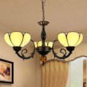 Modern Stained Glass Pendant Lamp Glass Chandelier