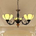 Modern Stained Glass Pendant Lamp Glass Chandelier