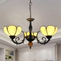 Modern Stained Glass Pendant Lamp Glass Chandelier
