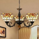 Unique Stained Glass Pendant Lamp Glass Chandelier